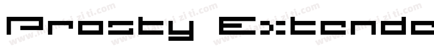 Prosty Extended字体转换